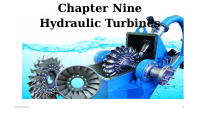 CHAPTER 9 hydraulic turbine.pptx